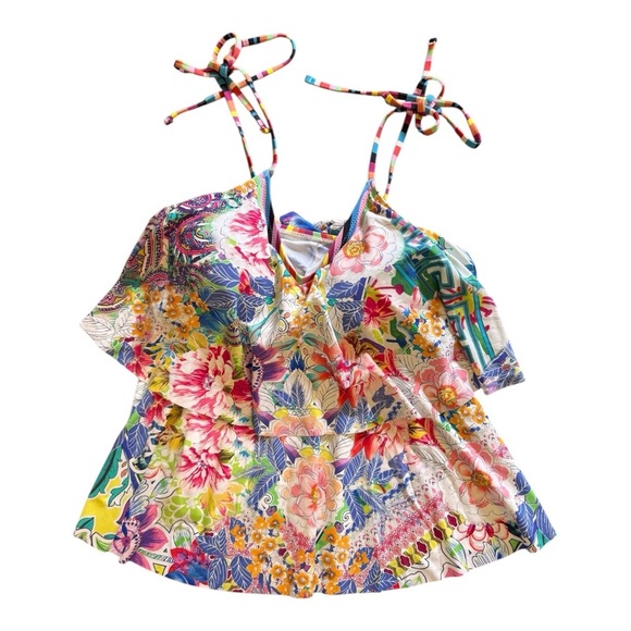 Johnny Was Tie Tankini Top NWT - Picture 1 of 6